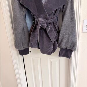 Women's Gray Corduroy Jacket